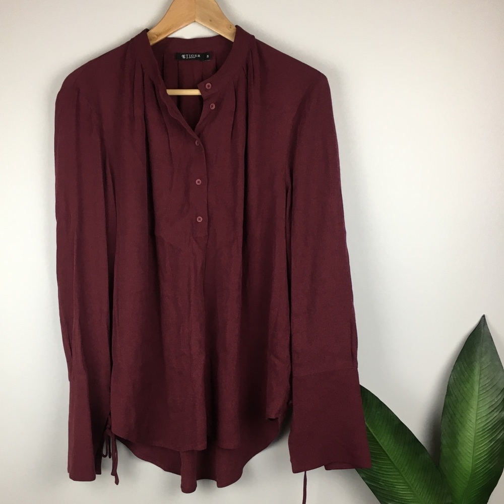 Tiger of Sweden Burgundy Blouse